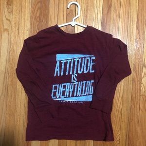 Cat & Jace Burgundy/Maroon Long Sleeve Shirt